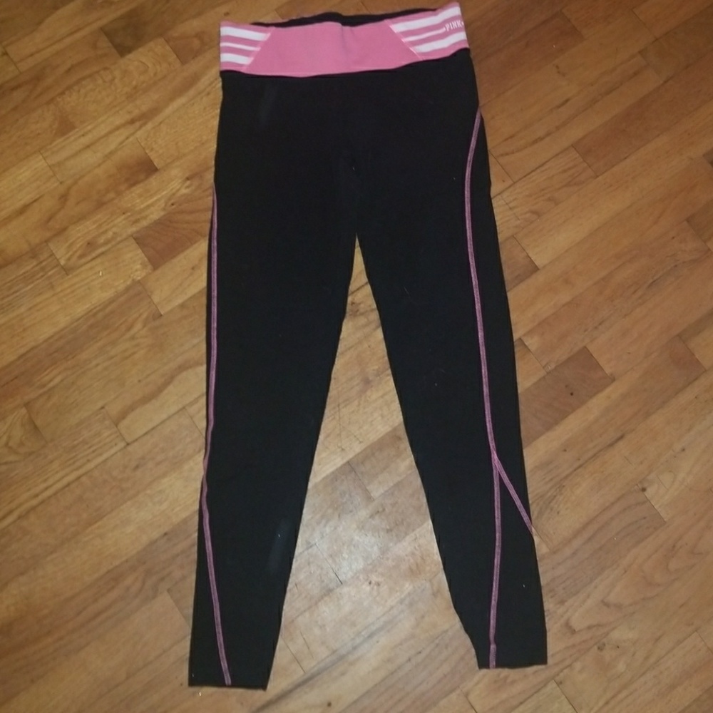 Pink yoga pants